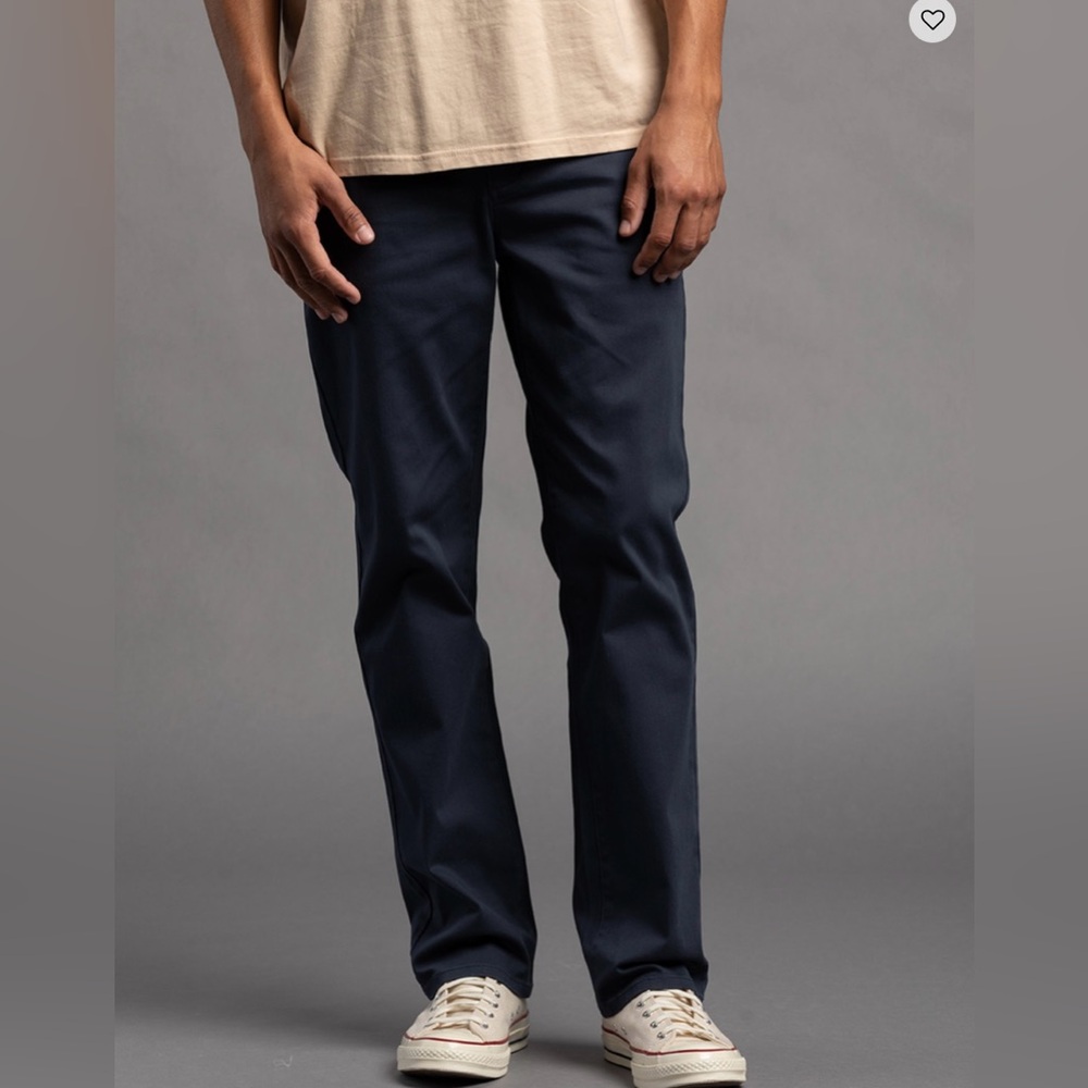 RSQ Navy Blue Casual Chino Pant